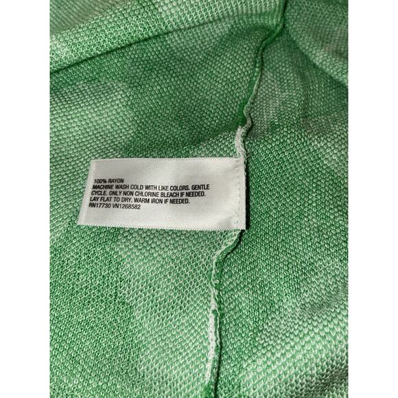 Diane Von Furstenberg Wrap Dress M DVF Target Ginkgo Kelly Green Sweater Knit - Picture 10 of 10